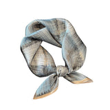 CHIC STRIPED SILK SCARF WOMEN S SQUARE SHAWL_CWASC0604