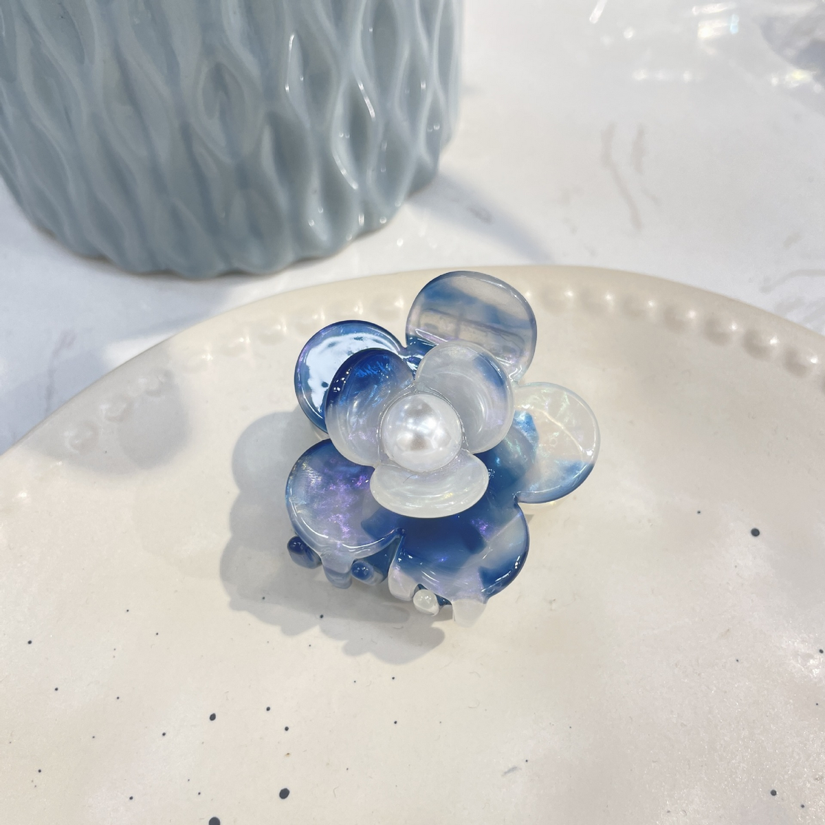 LORAL PEARL HAIR CLAW RHINESTONE ELEGANT CLIP_CWASC1601