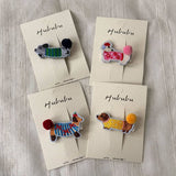 Cute Cartoon Dachshund Hair Clip Girls_Cwaha07818