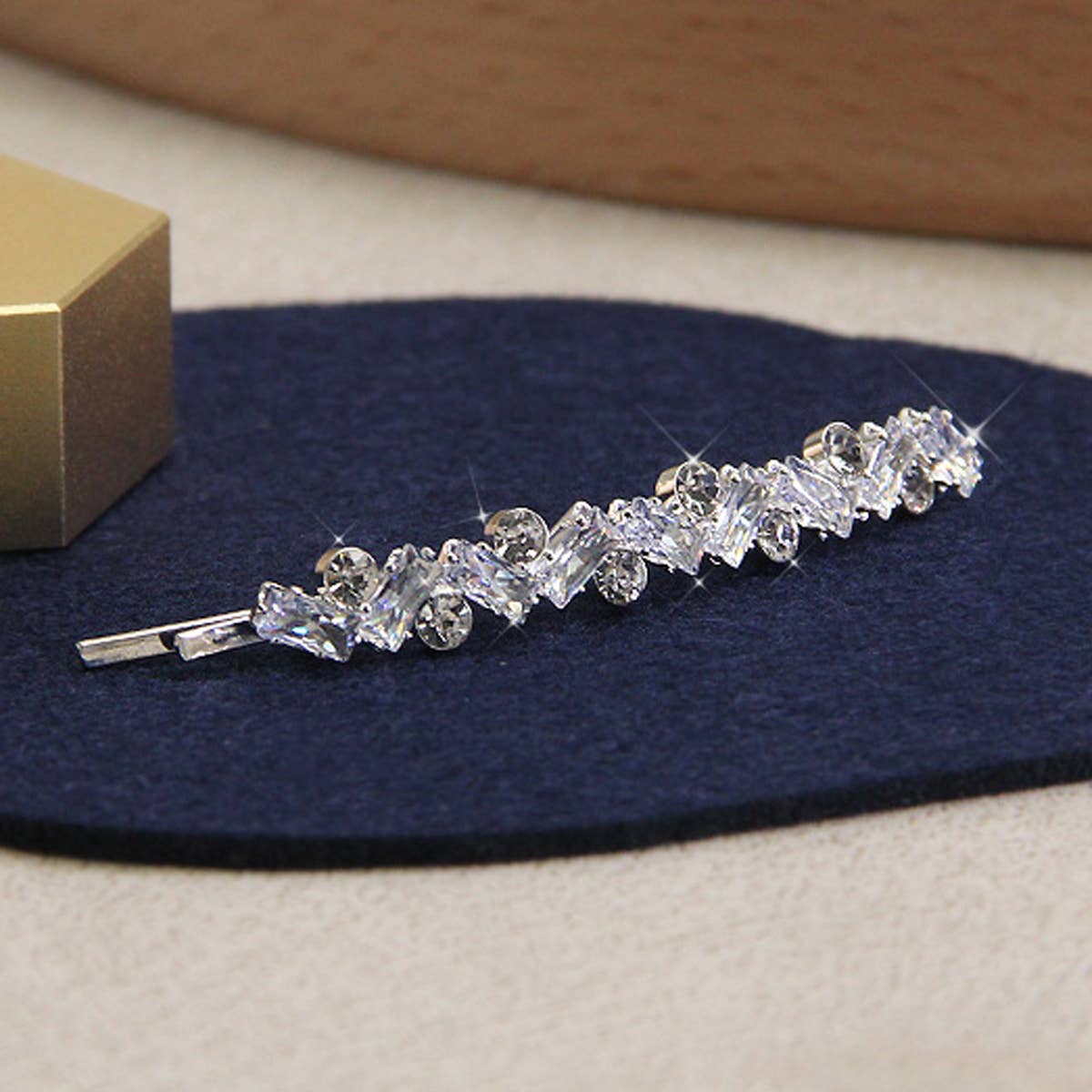 SPARKLING ZIRCON HAIR PIN EXQUISITE HAIR ACCESSORY_CWAHA1210