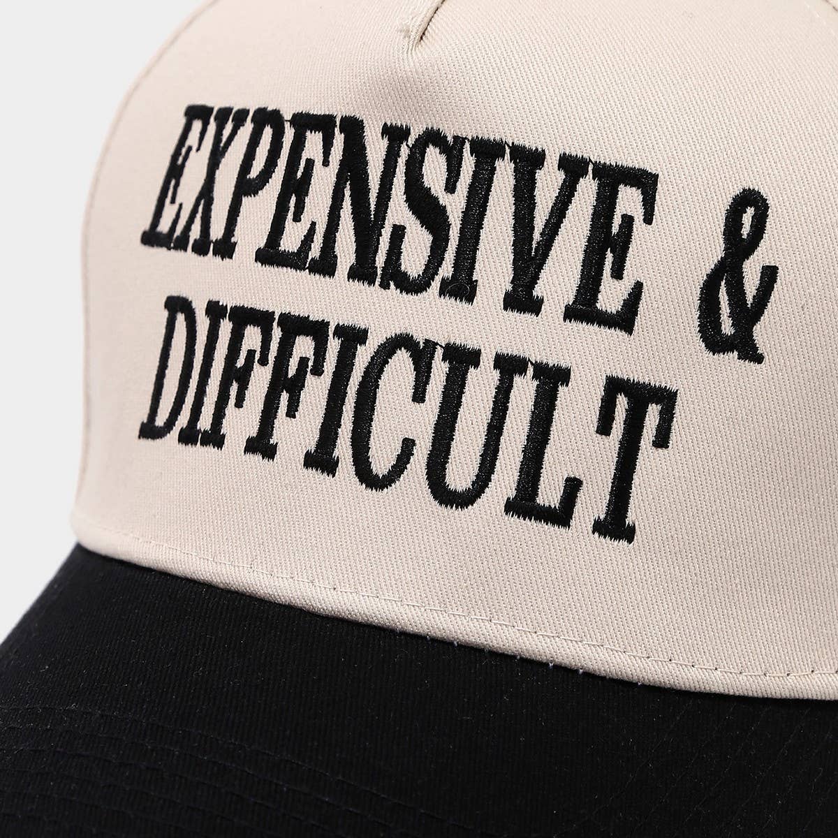 Retro Letter Embroidery Baseball Cap Unisex_Cwah04658