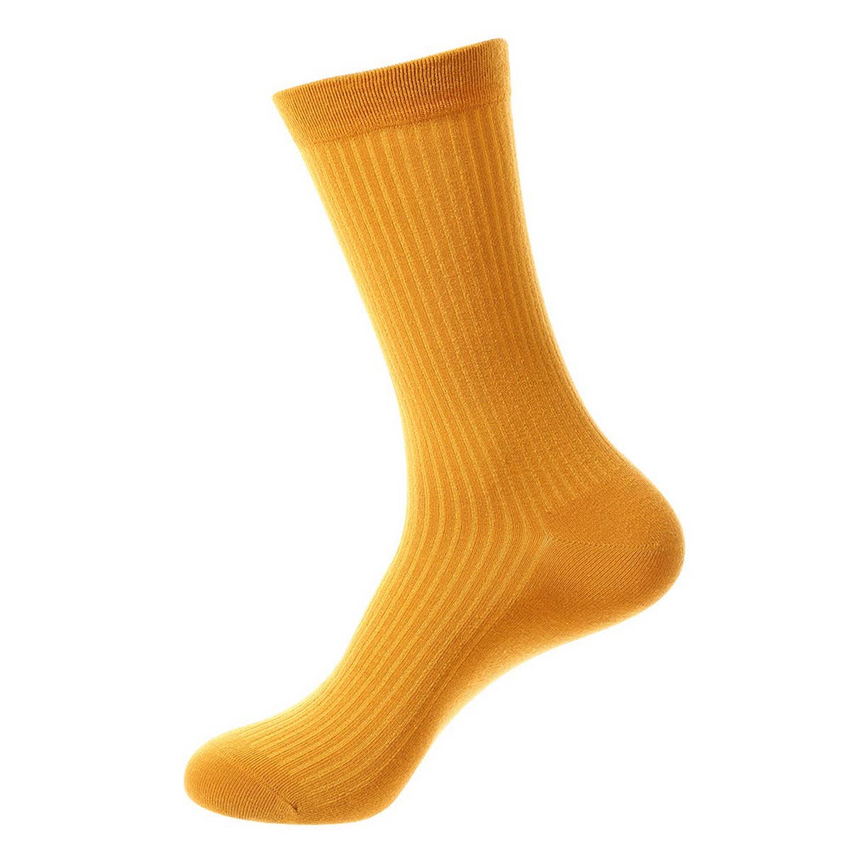MENS CASUAL SOLID COLOR MID CALF SOCKS_CWMS1026