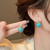RETRO ROUND SIMPLE VERSATILE EARRINGS_CWAJE2347
