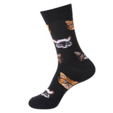 LARGE SIZE MENS TRENDY MID CALF SOCKS_CWMS1015