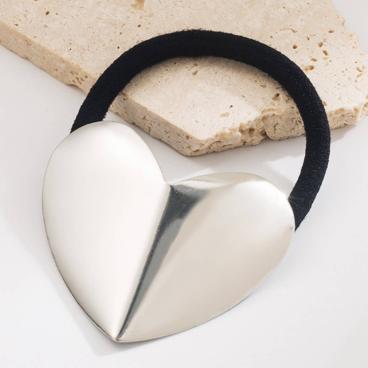 SWEETHEART METALLIC ELASTIC HAIR TIE_CWAHA6230