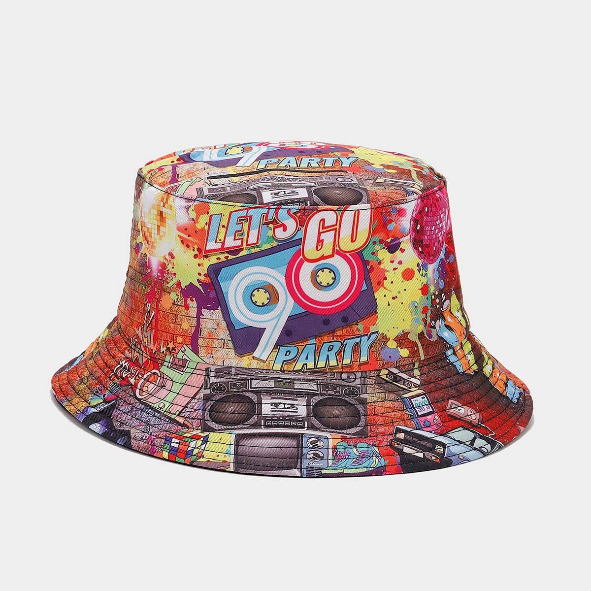 NOSTALGIC CLASSIC PARTY BUCKET HAT_CWAH1642