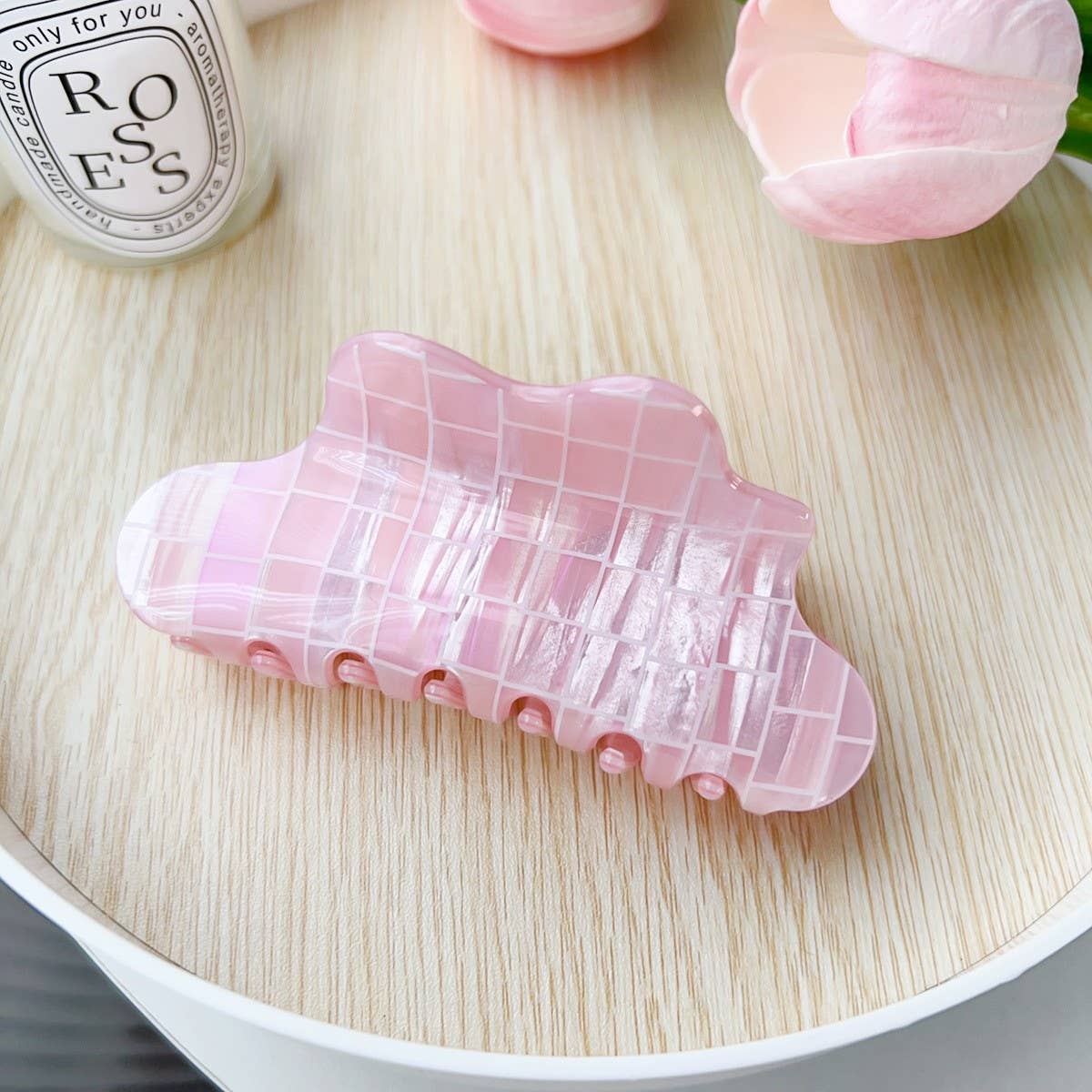 COLORFUL PVC CLOUD HAIR CLAW CHIC VERSATILE_CWAHA2088