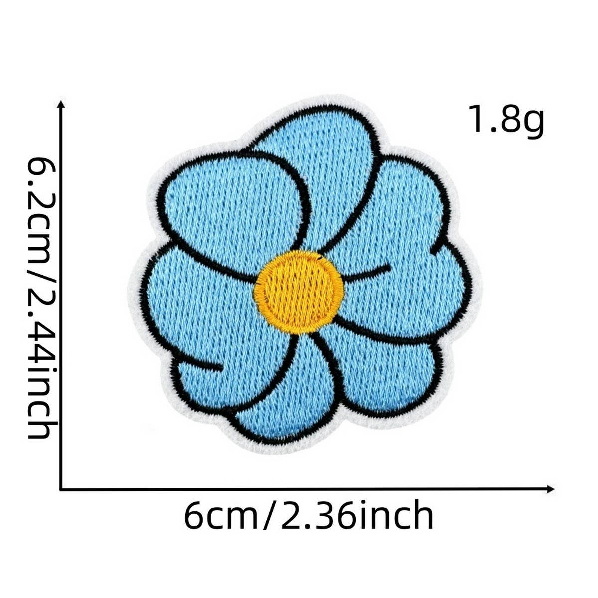 BLUE SERIES CUTE CARTOON EMBROIDERED CLOTH PATCH_CWMM4063