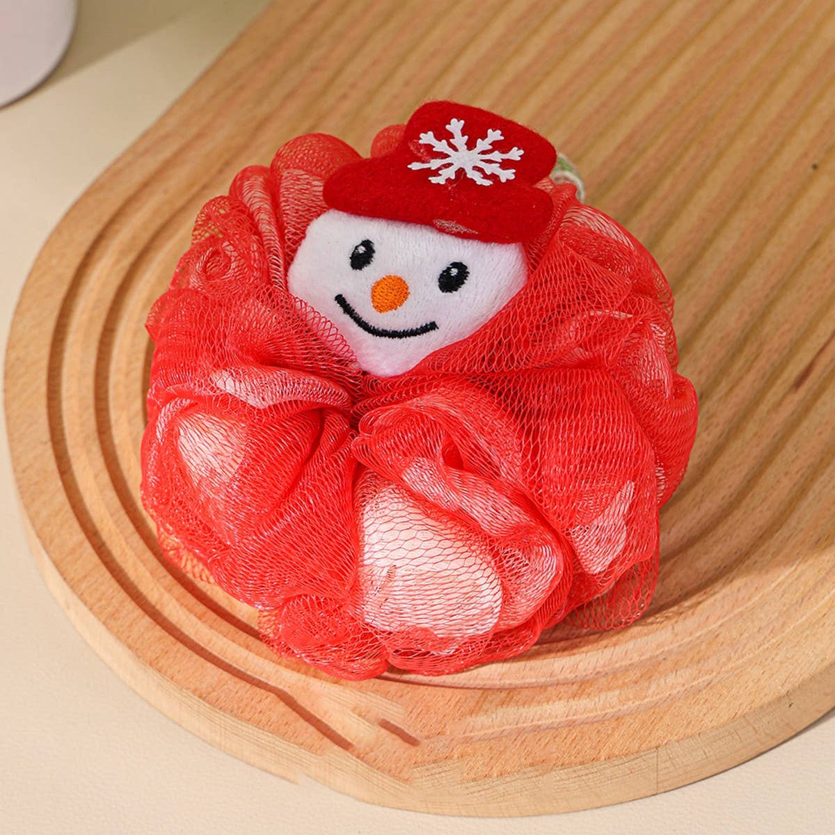 BATH POUF CHRISTMAS SERIES SOFT BATH BALL_CWMM3357