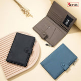 MULTIFUNCTIONAL PASSPORT BAG GENUINE LEATHER WALLET_CWAB3702
