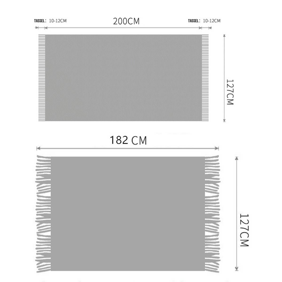 SOFT COZY KNIT BLANKET WITH TASSEL_CWMM0197