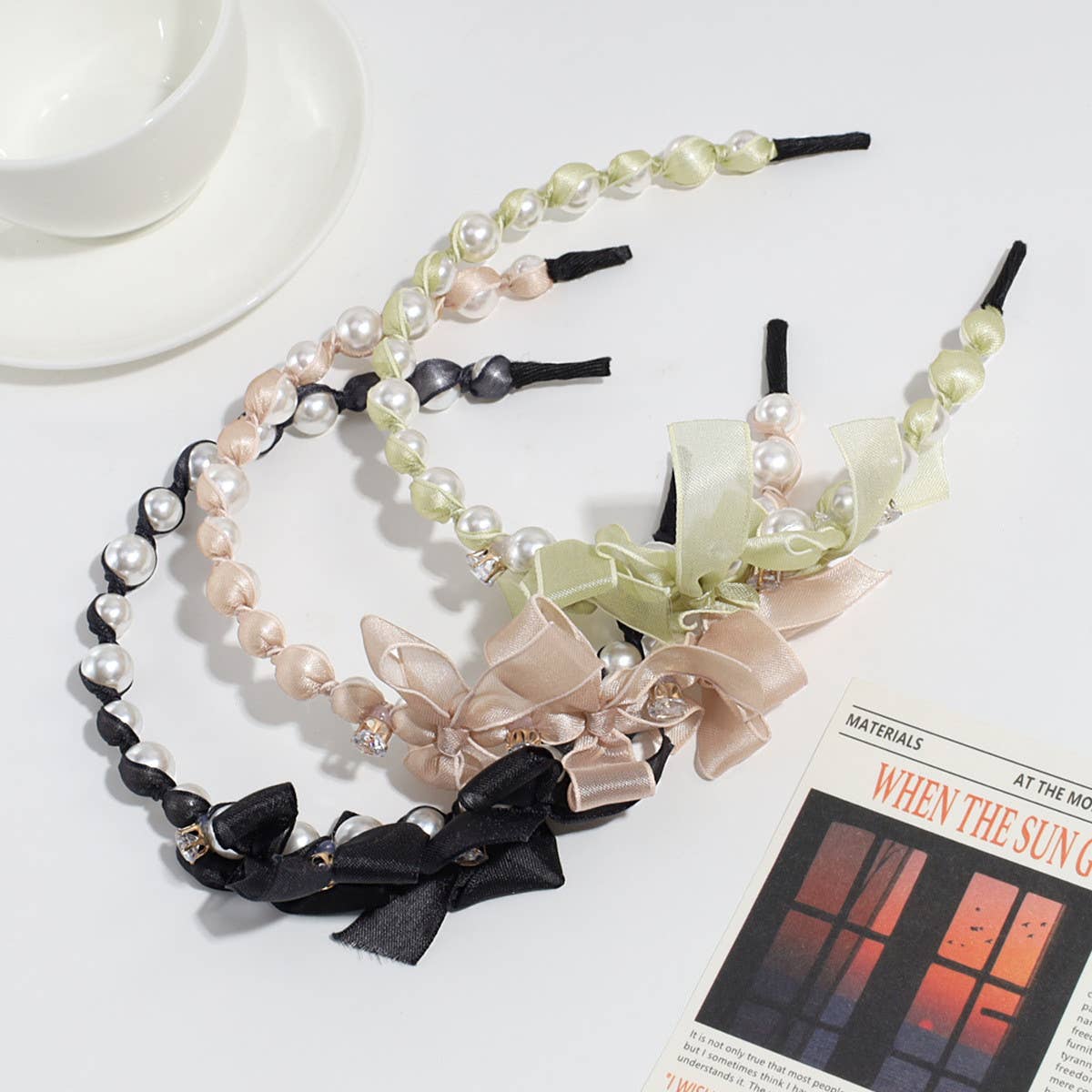 Versatile Mesh Bow Headband