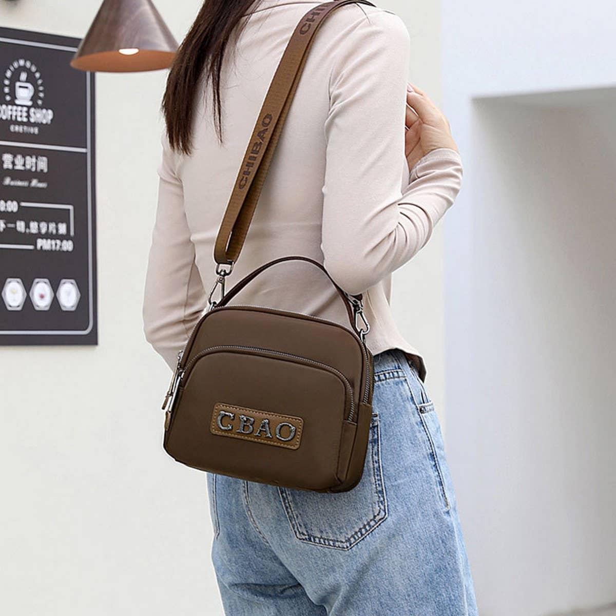 LARGE CAPACITY MULTI LAYER SHOULDER CROSSBODY BAG_CWAB3536