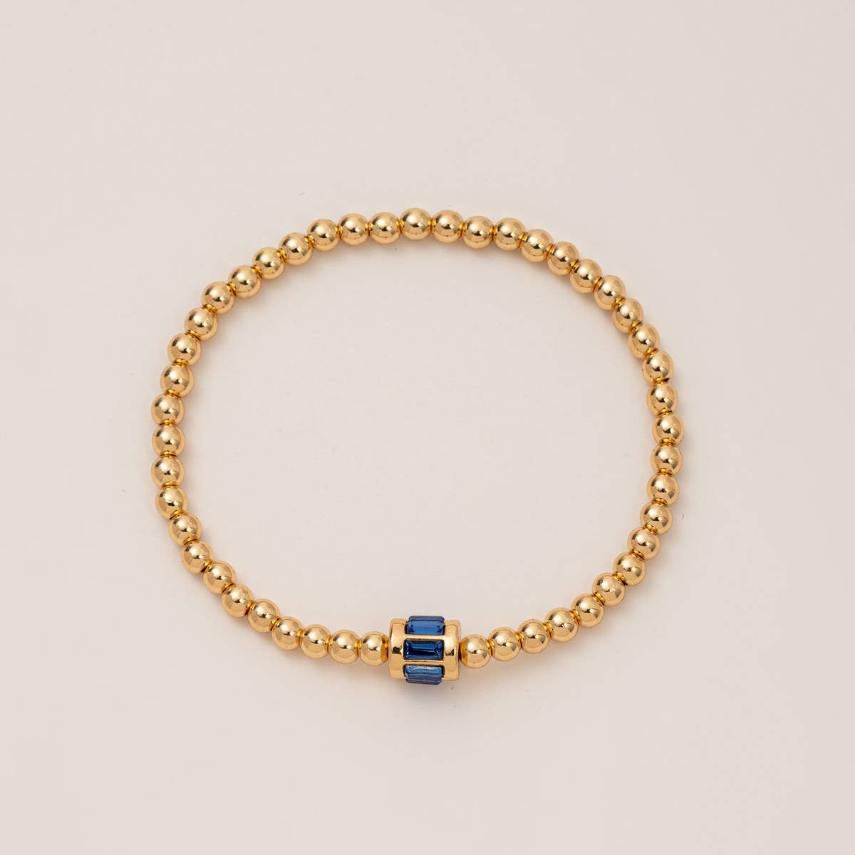 BEAD BIRTHSTONE BRACELET DECEMBER ZIRCON CHARM_CWMM6959