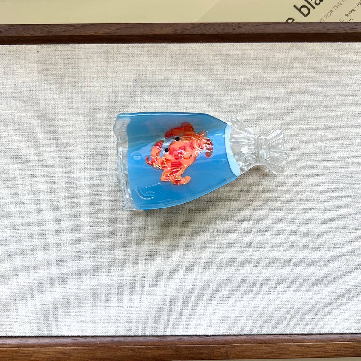 MINIMAL CLEAR BAG STARFISH CLAW CLIP OCEAN VIBES_CWAHA5825