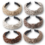SIMPLE PRINTED WIDE LEOPARD PRINT HEADBAND_CWAHA1672