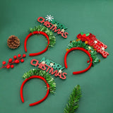 CHRISTMAS SEQUINED ENGLISH CHILDRENS HEADBAND_CWAHA2734