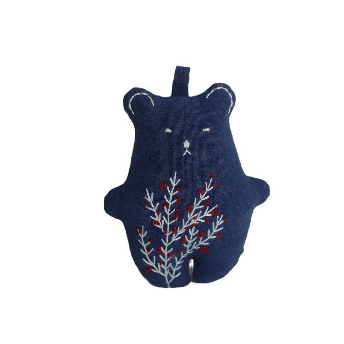 HAND EMBROIDERED CUTE BEAR PLUSH CHARM_CWMM6001