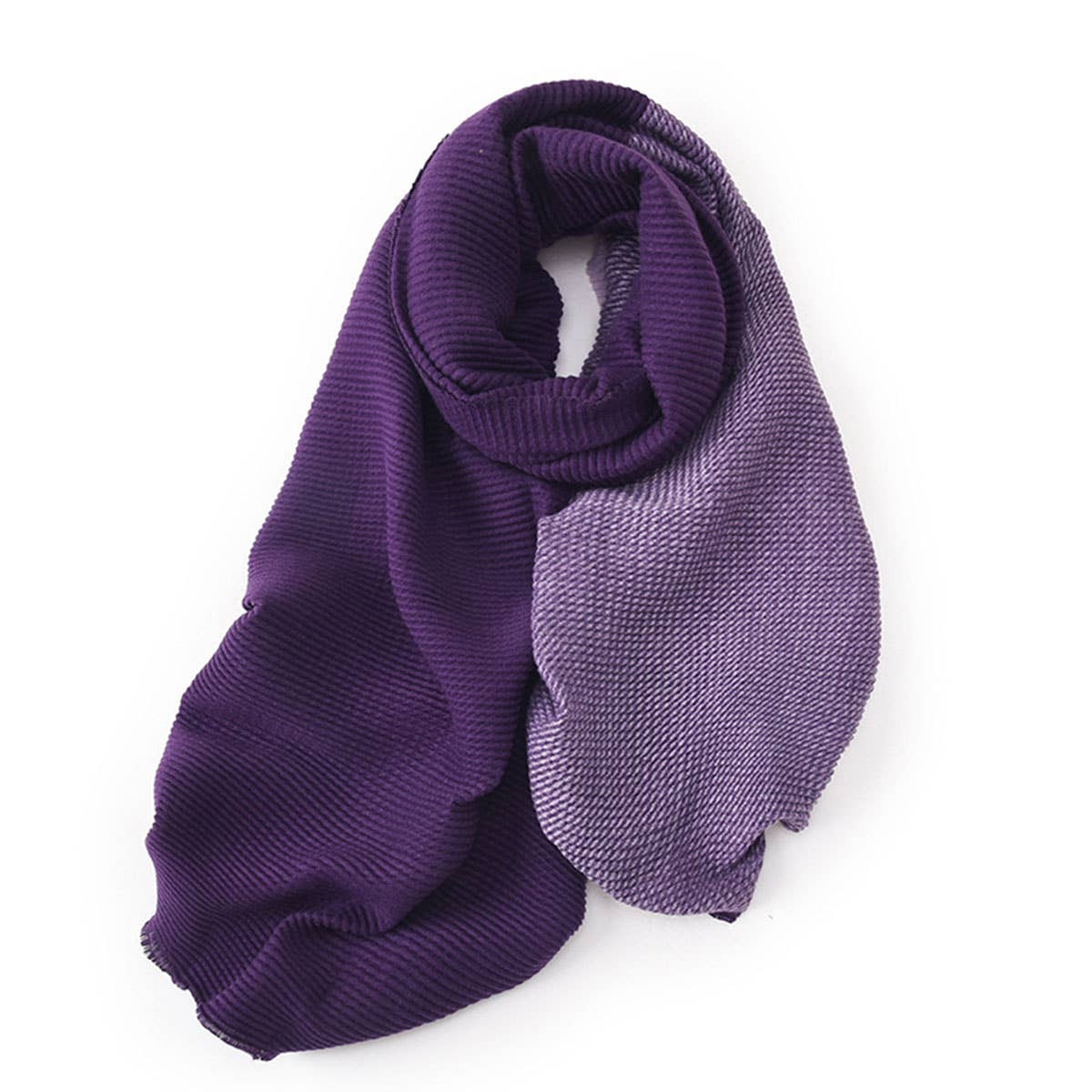 DOUBLE SIDED CRINKLE SCARF ELEGANT WINTER WRAP_CWASC0208