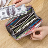 FASHION PERSONALITY GENUINE LEATHER LONG WALLET_CWAB3811