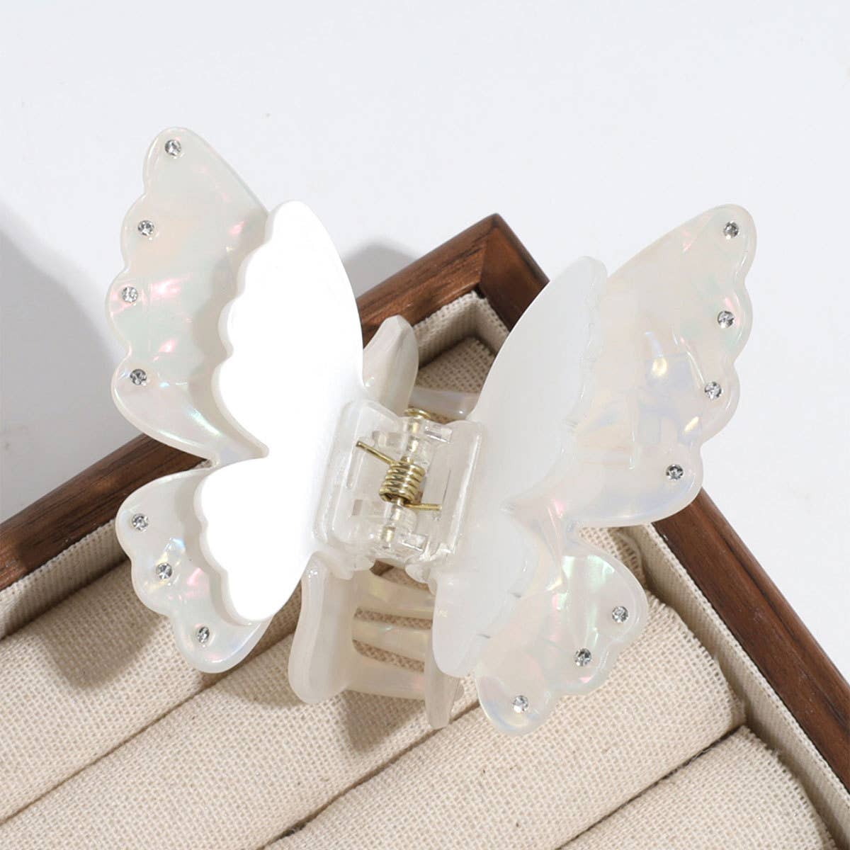 2024 NEW COLORFUL DOUBLE LAYER BUTTERFLY CLIP_CWAHA2198