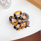 HOLLOW FLOWER HAIR CLAW RHINESTONE CHIC CLIP_CWAHA1590