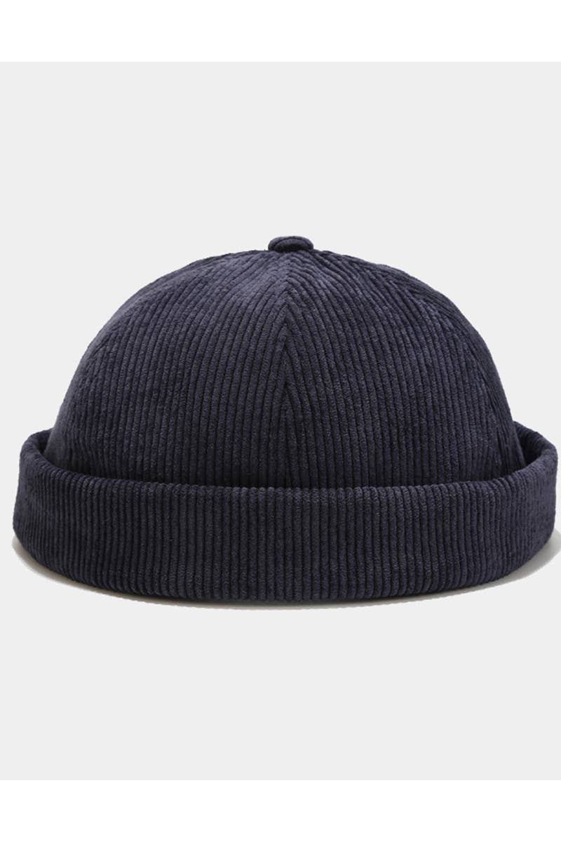 SOLID COLOR CORDUROY MELON HAT HIP HOP STYLE CWAH0401
