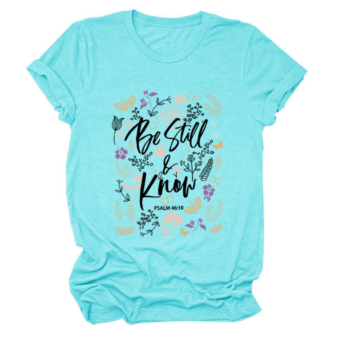 Womens Faith Tee, Be Still And Know_Cwtts1480