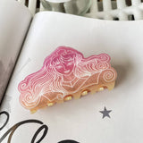 Cwaha1546_Dream Color Hair Claw Clip,Bear,Mermaid,Line