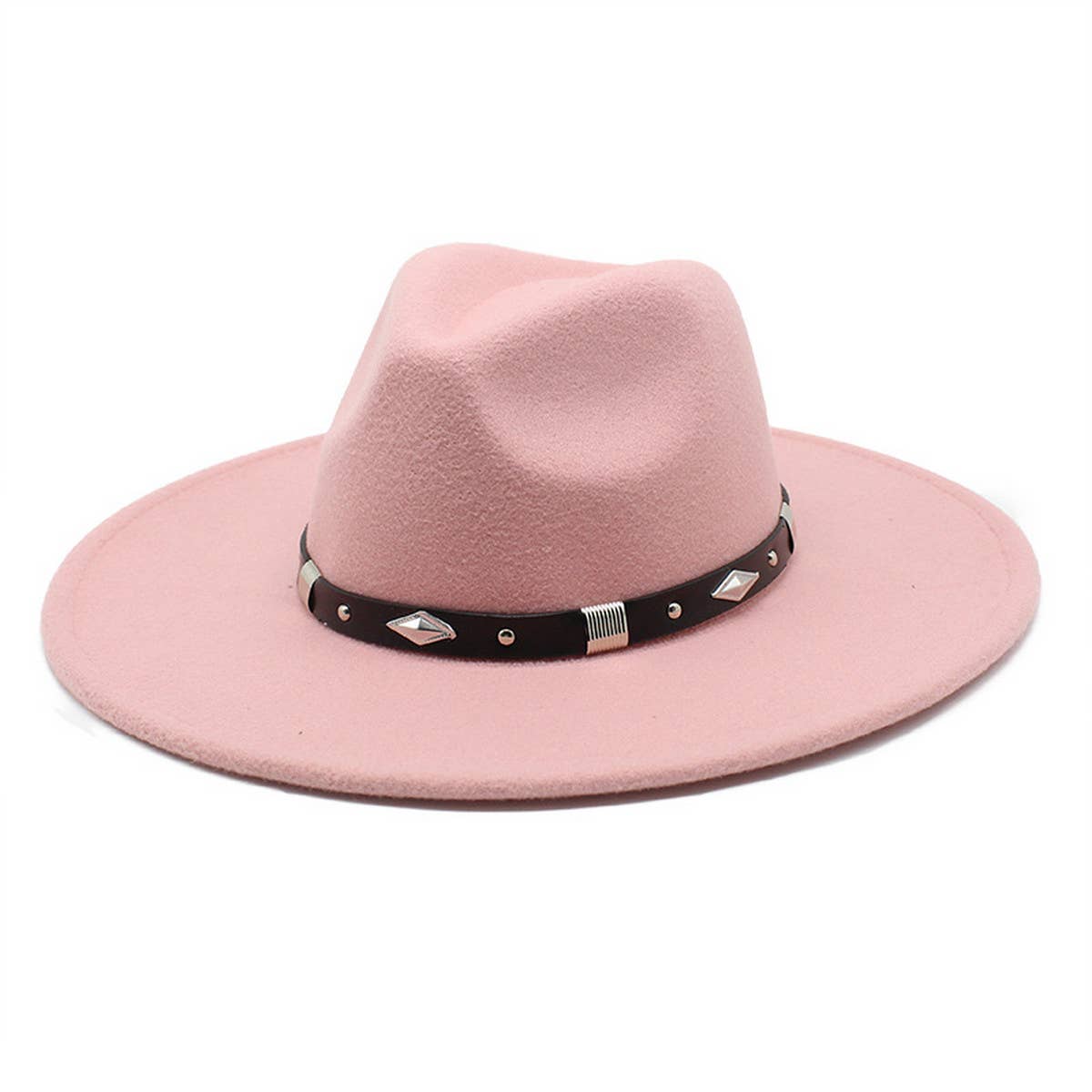 Women Fashion Casual Big Felt Hat Jazz Hat_Cwah0843