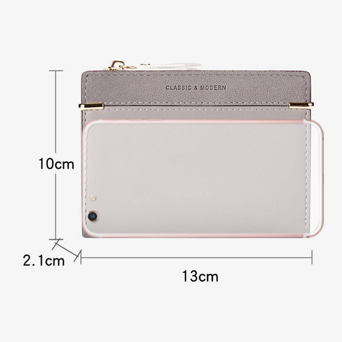 SIMPLE COIN PURSE WITH MULTIPLE CARD SLOTS_CWAB1662