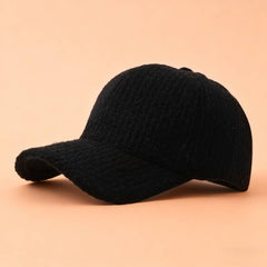 Plain Knit Baseball Cap Warm Winter Unisex_Cwah04645