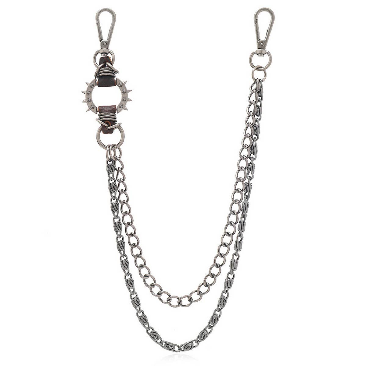 DARK ALL MATCH TRENDY ALLOY TROUSER CHAIN_CWMM4842