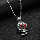 RETRO HIP HOP SKULL PENDANT NECKLACE_CWAJE0972