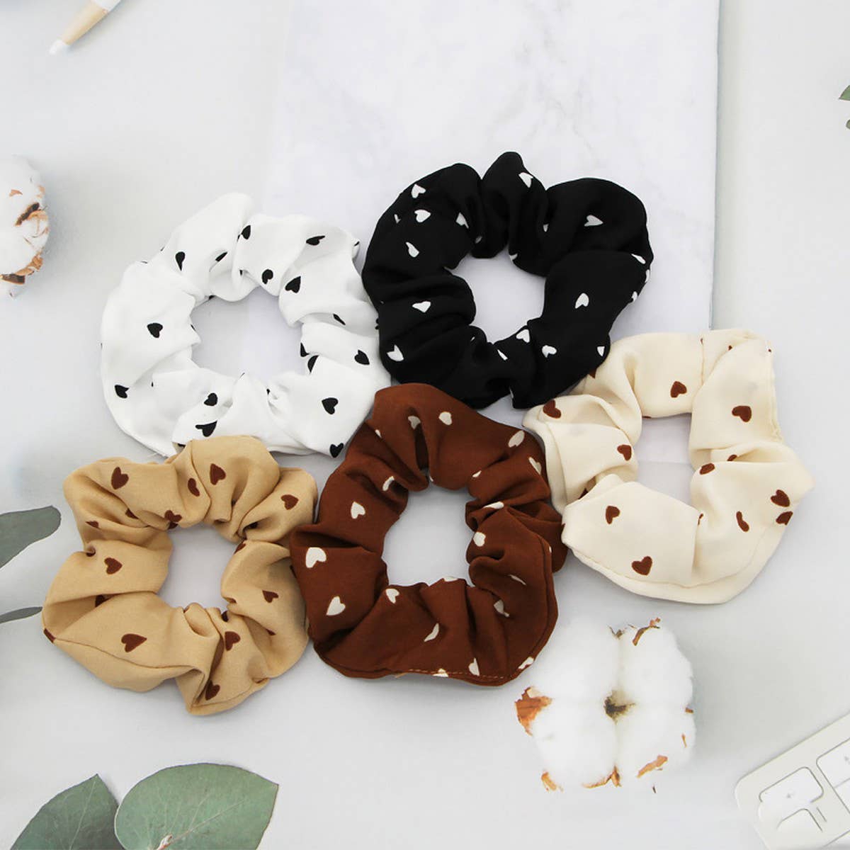 5PCS MIX PATTERN SCRUNCHIE_CWAHA0189