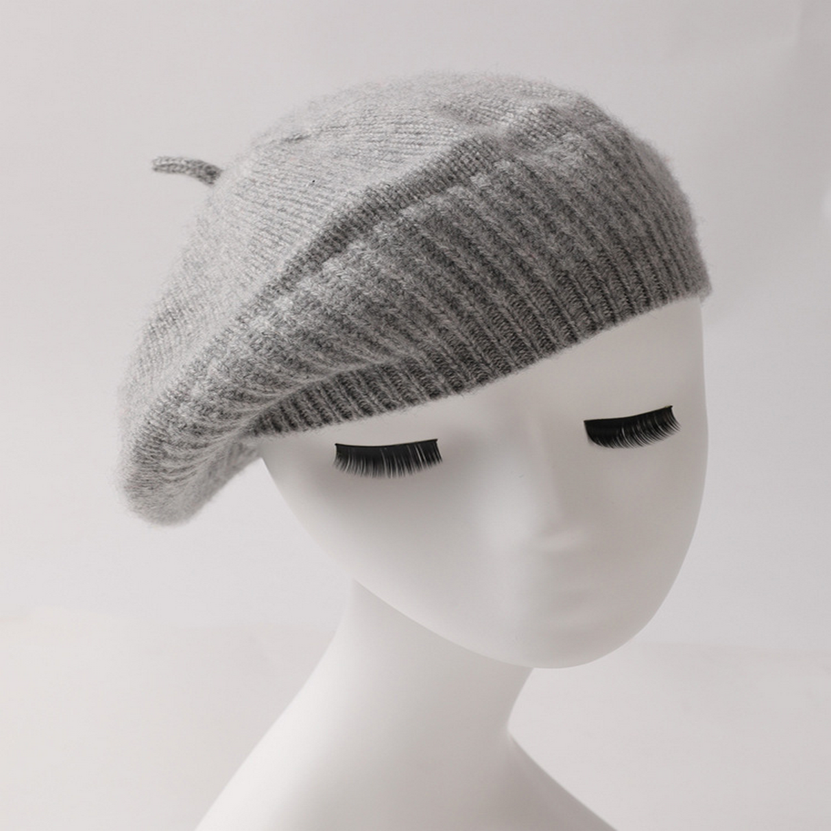 Winter Knit Beret Outdoor Cashmere Hat_Cwah3997