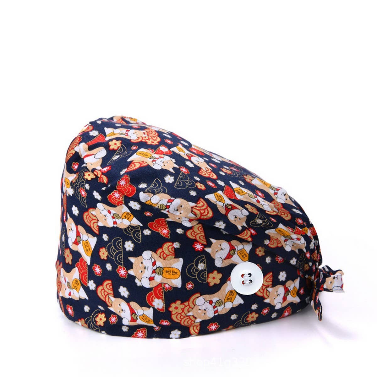 SURGICAL CAP PURE COTTON EMBROIDERED DOCTOR CAP_CWAH3323