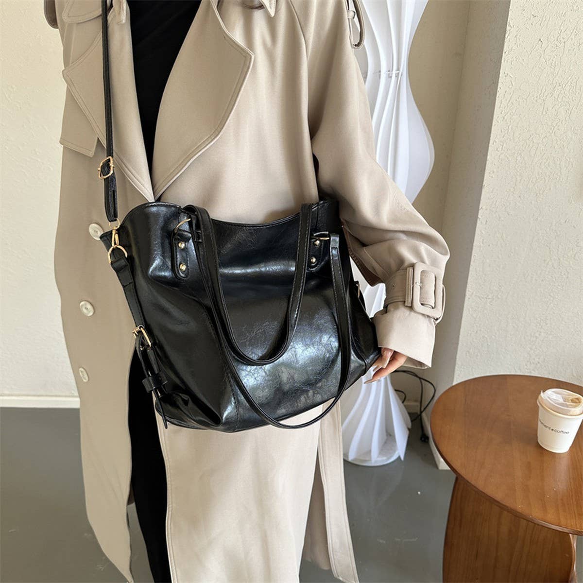 Fashion Retro Soft Leather Women'S Shoulder Bag_Cwab3312