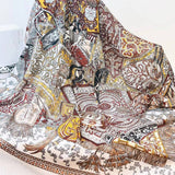 GEOMETRIC COMMUTER SCARF LARGE LIGHTWEIGHT WRAP_CWASC0911