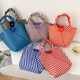 Women Knitted Striped Shoulder Handbag_Cwab1522