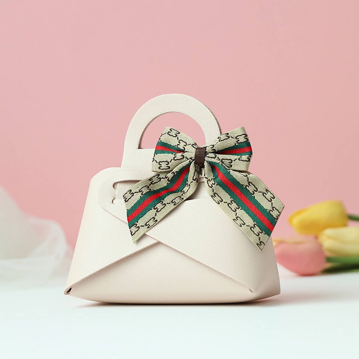 Wedding Candy Box Leather Tote Gift Bag_Cwmm10577