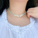 EARRINGS AND MINT HERB NECKLACE SET_CWAJE1708