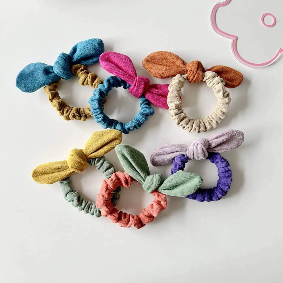 CHILDRENS NEW BOW COLOR MATCHING HAIR ROPE_CWAHA1823