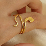 18K Stainless Steel Cold Wind Snake Ring_Cwaje2778