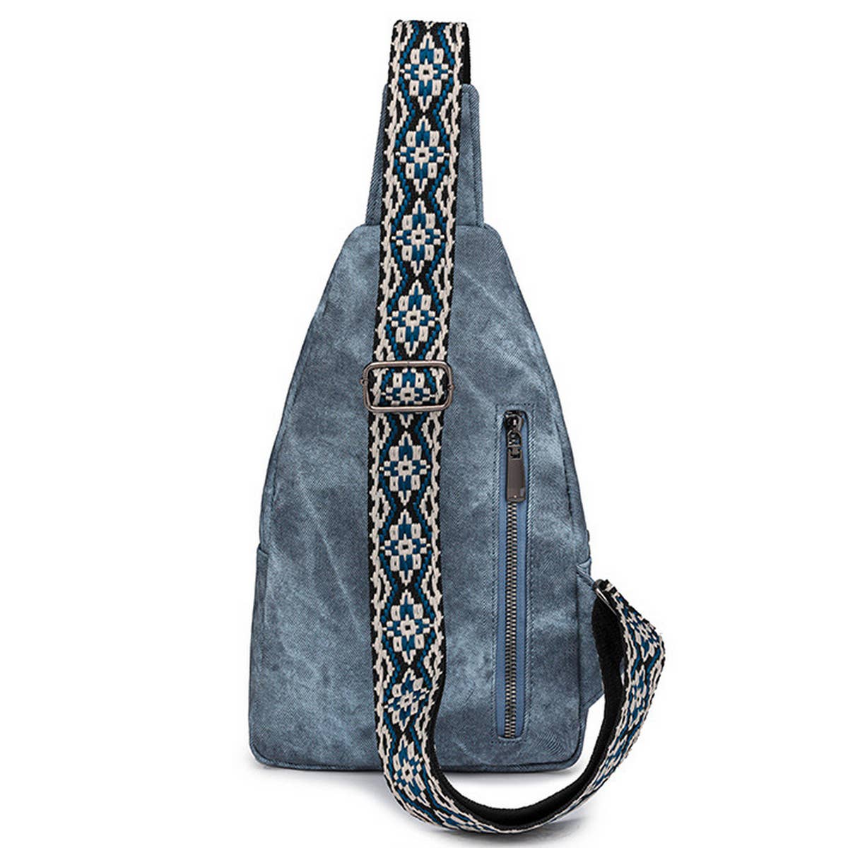 2024 NEW SIMPLE PU WAIST BAG MESSENGER BAG_CWAB2711