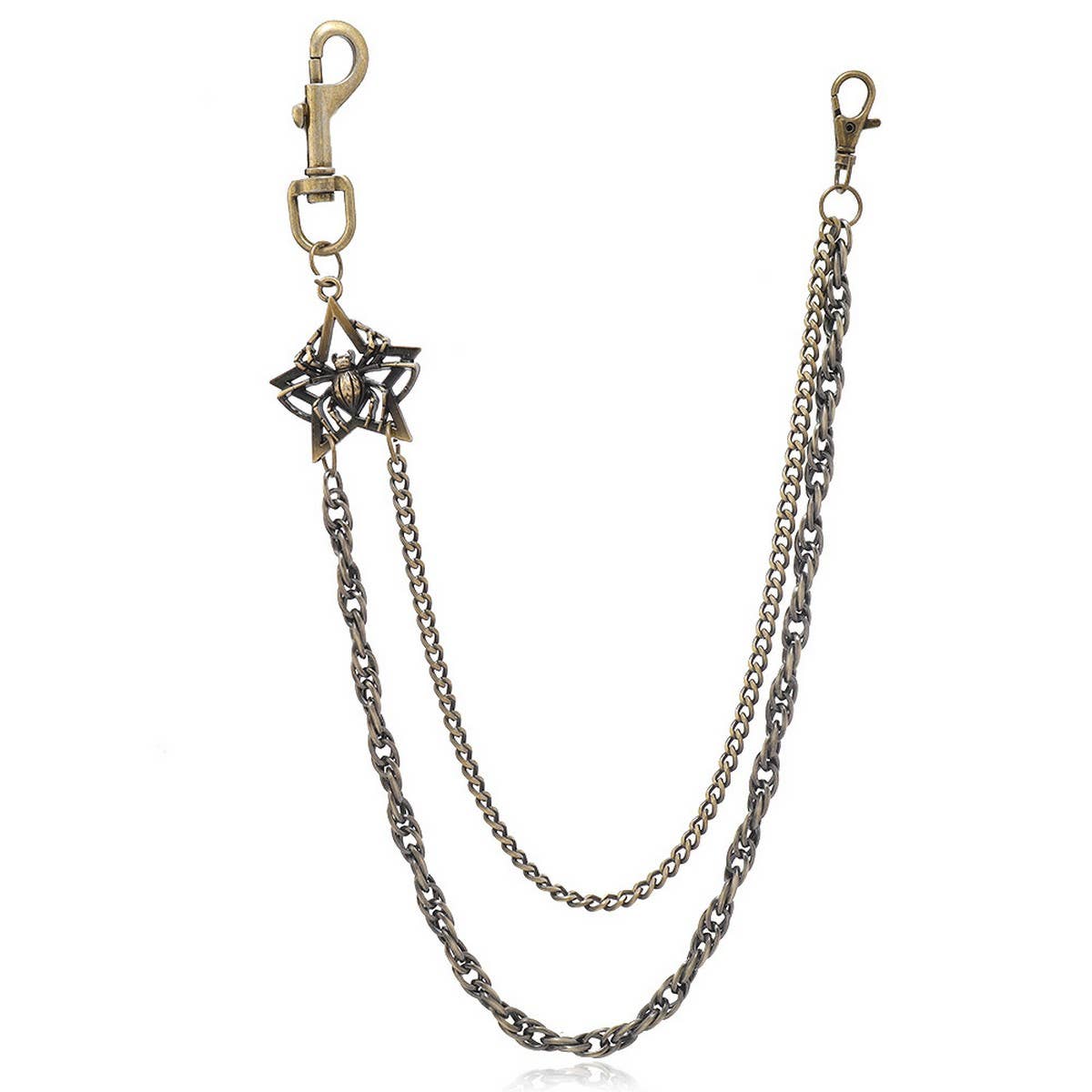 HIP HOP PUNK DOUBLE CHAIN PANTS CHAIN_CWMM4823