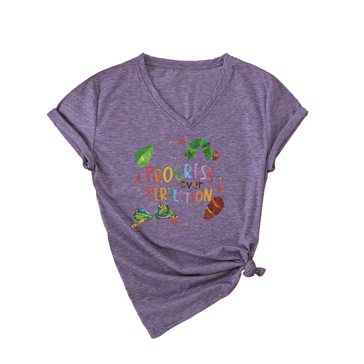 SLIM FIT WOMEN S TEE PROGRESS OVER PERFECTION _CWTTSL0501