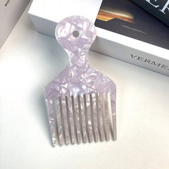 CHIC ACETATE GEOMETRIC COMB RETRO LONG HANDLE_CWMM6435