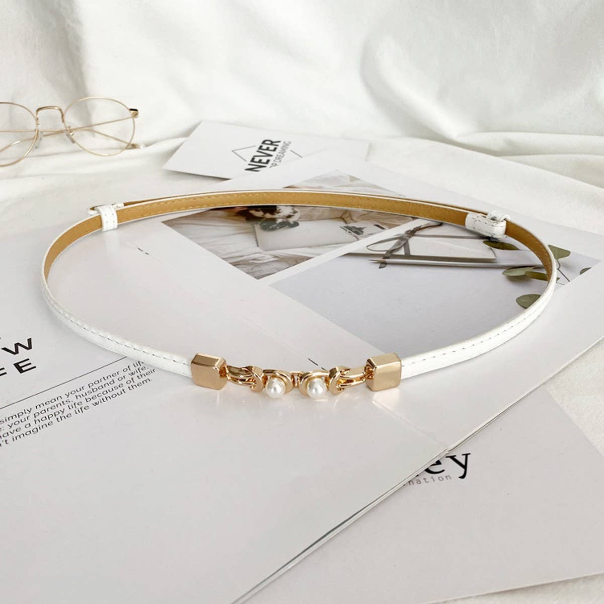 Women'S Simple Waist Slim Belt_Cwabe0653