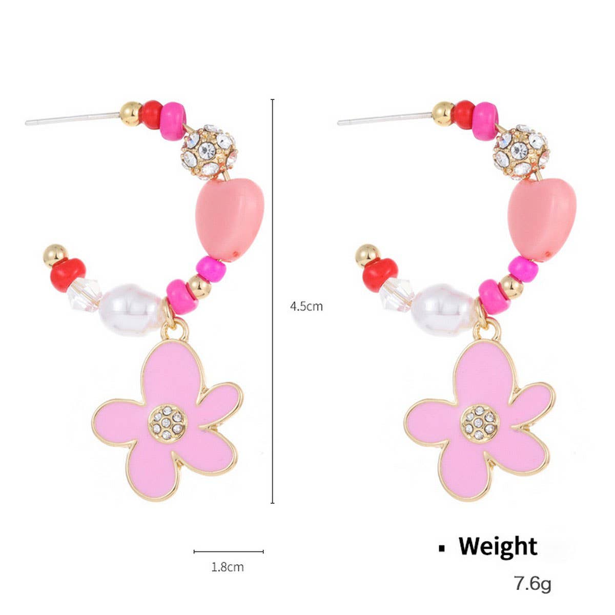 HEART SHAPED ZIRCONIUM INLAID MULTI ROW NECKLACE_CWAJE2927